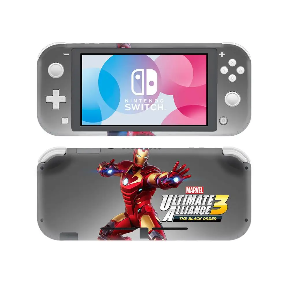 MARVEL ULTIMATE ALLIANCE 3: черный заказ nyd Switch Lite наклейки виниловые кожа Стикеры для nintendo
