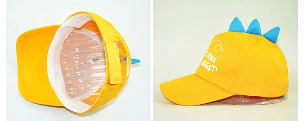

Kids Little Boys Cartoon Dinosaur Cotton Baseball Cap Hat Cotton Cute Children's Summer Hats Sunscreen Kids Birthday Gift