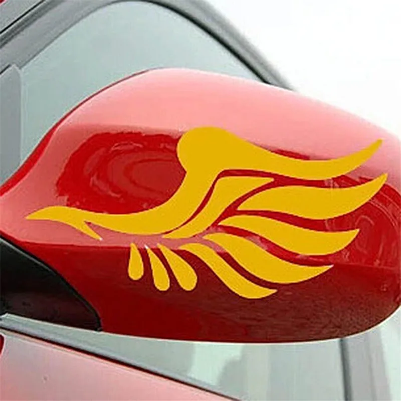 1 Pair Guardian Angel Wings Car Motorcycle Stickers Fashion Rearview Mirror for Strip Subsection | Автомобили и мотоциклы