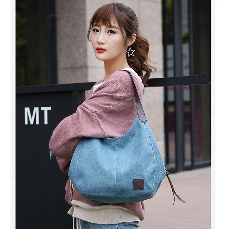 KVKY новинка сумка Женская холщовая Повседневная Сумка-тоут сумки женские от