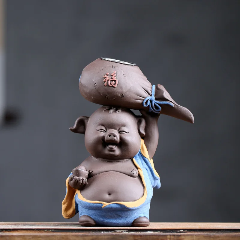 Purple Sand Pig Statue Tea Filter Coffee Filtration tea filter strainer cup | Дом и сад