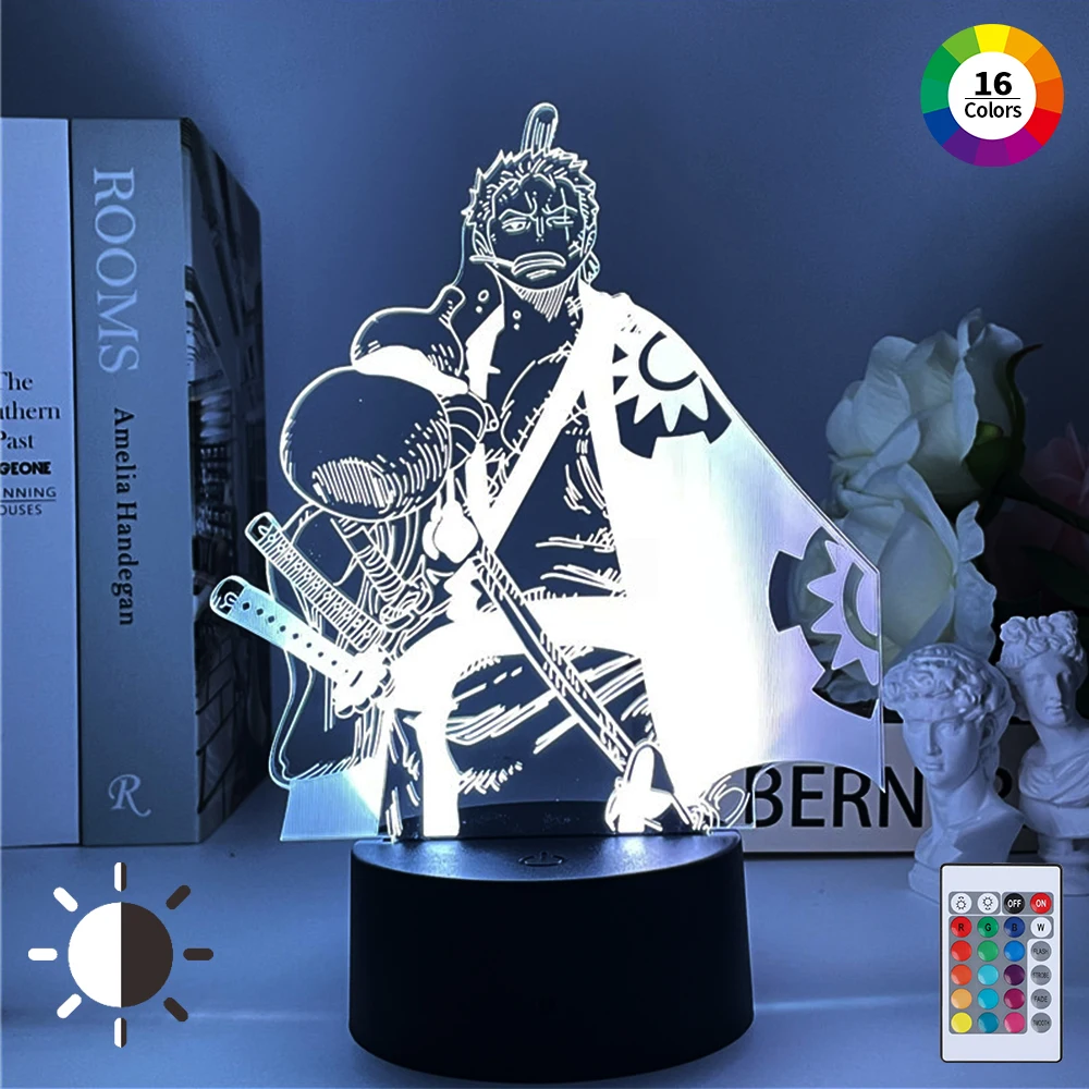 

Acrylic 3d anime lamp anime onnee pieece light nightlights lamp lighting for room cartoon comics light your home decor lamp gift