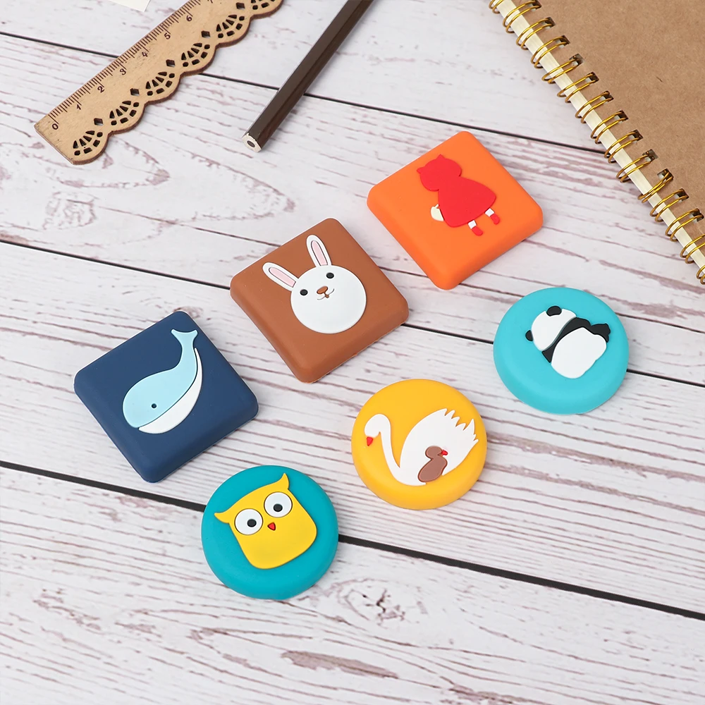 Cute Silicone Lock Protective Pad Door Crash Wall Protector Handle Anti-Collision Rubber Self Adhesive Stopper | Обустройство дома