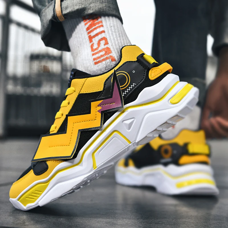 

New Fall Men's and Women's Sports Shoes Breathable Running Shoes Outdoor Sports Fashion Comfortable Casual Couple Fitness Shoes