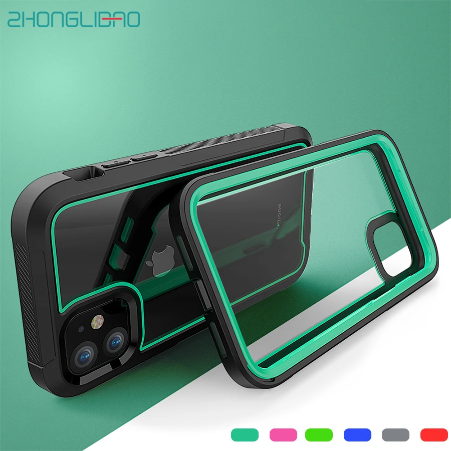 Противоударный Прозрачный чехол для телефона IPhone 11 Pro Max 7 8 6S 6 Plus XS XR X