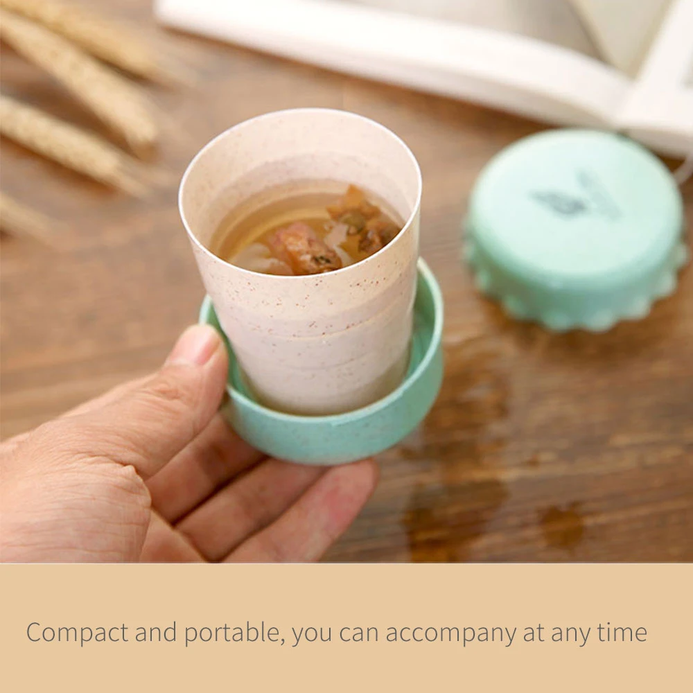 Портативные дорожные Силиконовые Складные Выдвижные чашки телескопические