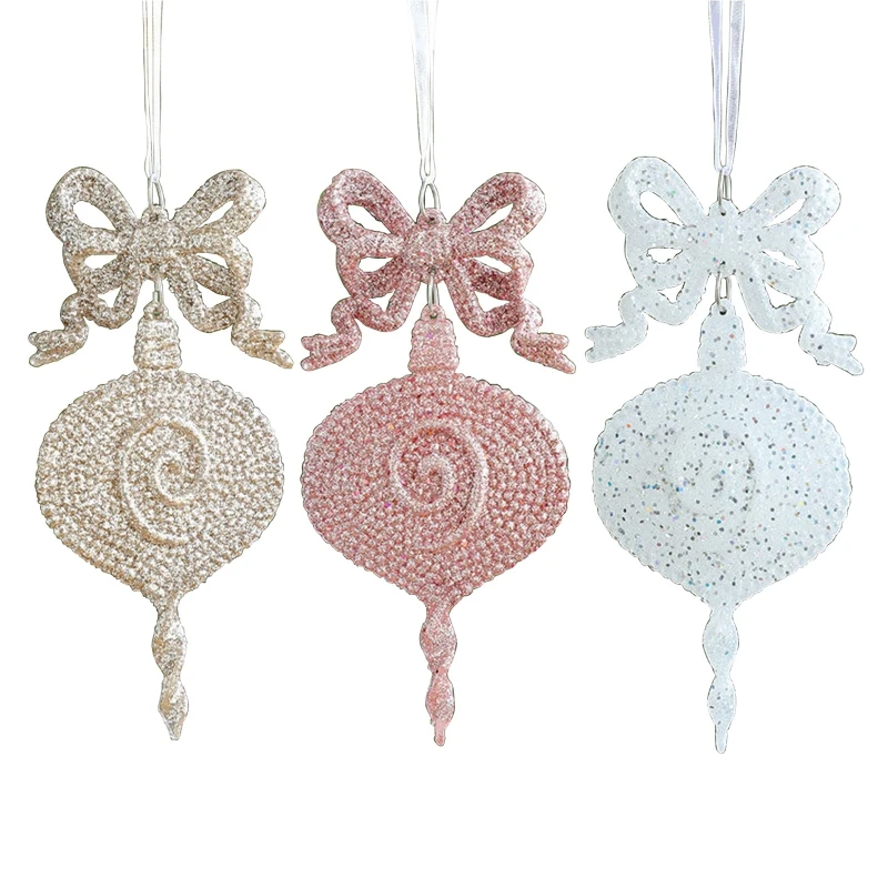 

Christmas Pendant Plastic Special Shaped Hanging Ornament New Year Gift