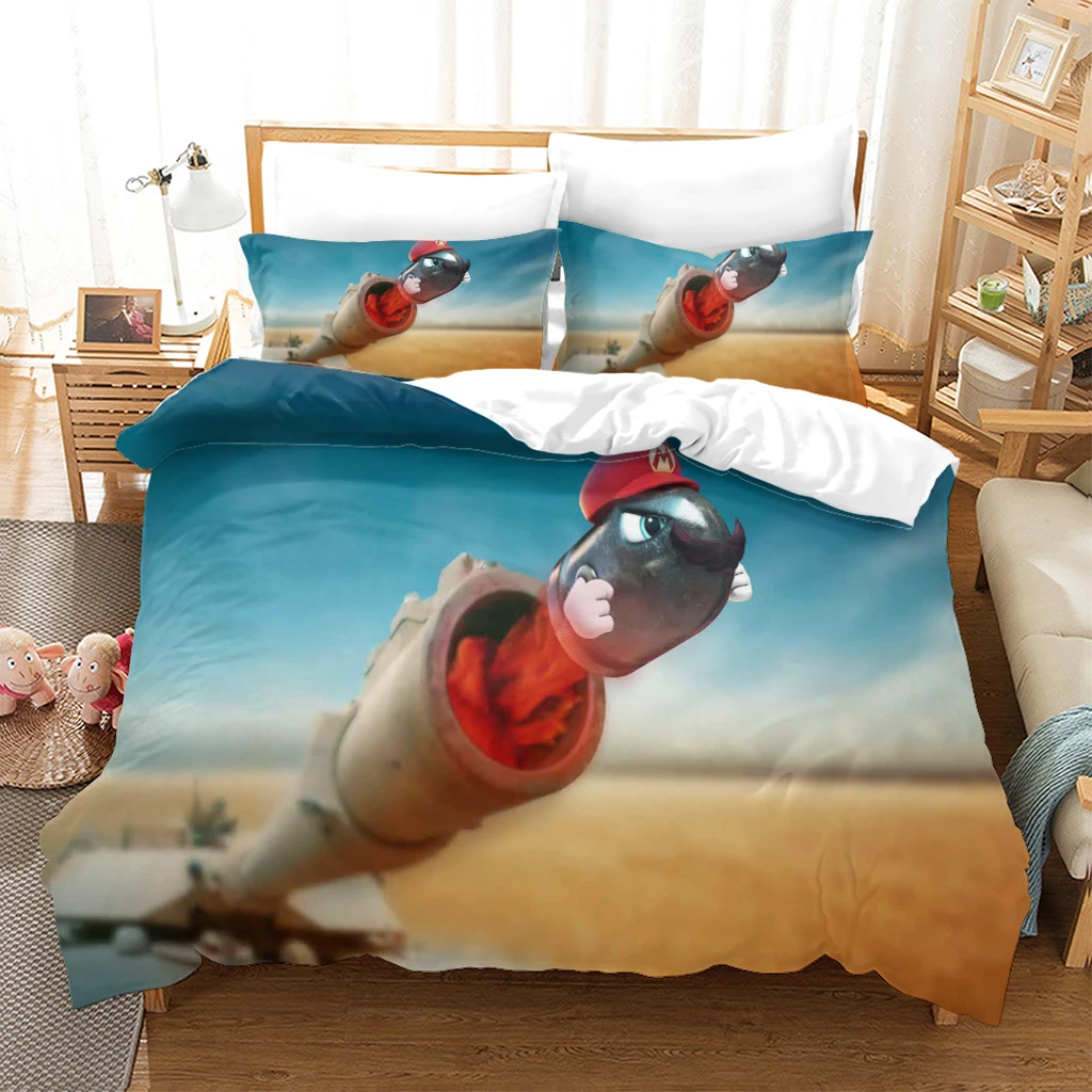 

Home Textile Luxury 3D Dinosaur Print 2/3Pcs Comfortable Duvet Cover PillowCase Bedding Sets Queen and King EU/US/AU Size