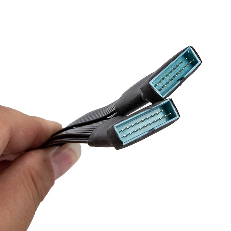 19-контактный к USB 3 0 20-контактный 1to2 Удлинительный кабель для материнской платы
