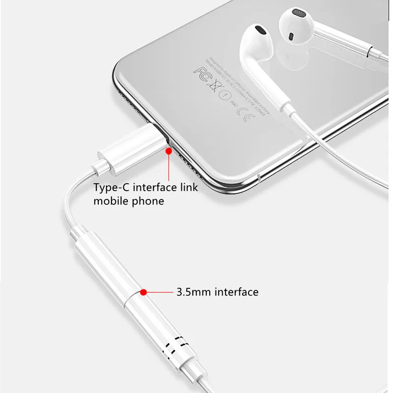 Аудиокабель для наушников с разъемом Type-C 3 5 мм Xiaomi адаптер Usb C на Samsung Galaxy S21 Ultra Note