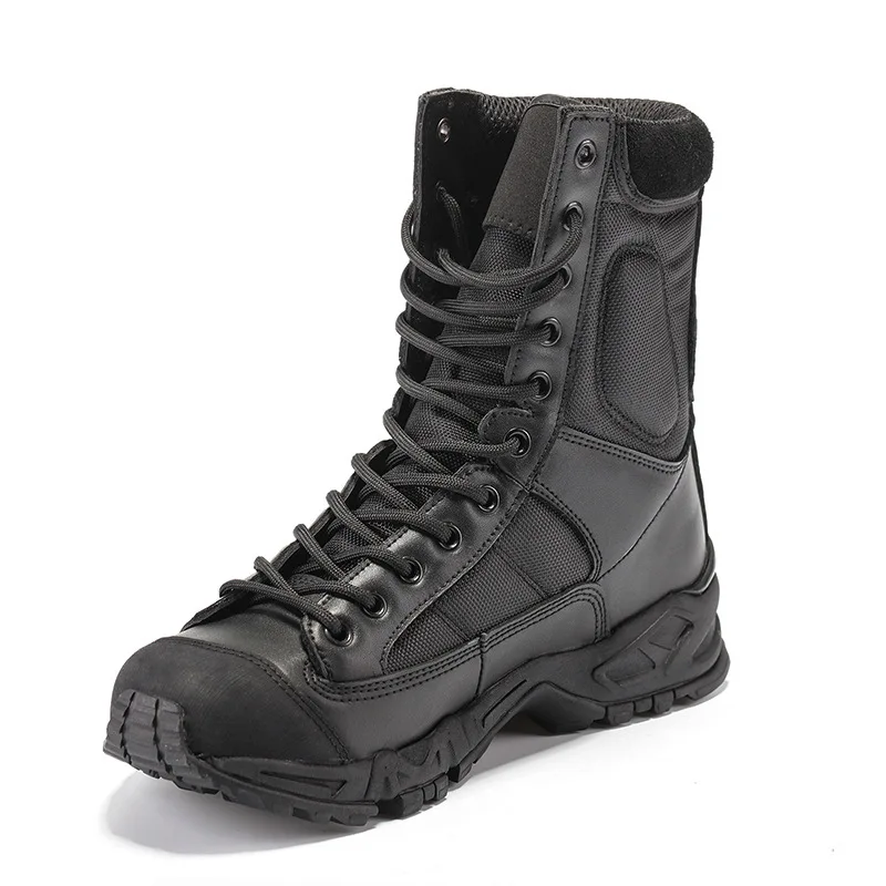 New Sport Army Men Combat Tactical Boots Outdoor Hiking Desert Leather Ankle Boots Military Male Combat Shoes