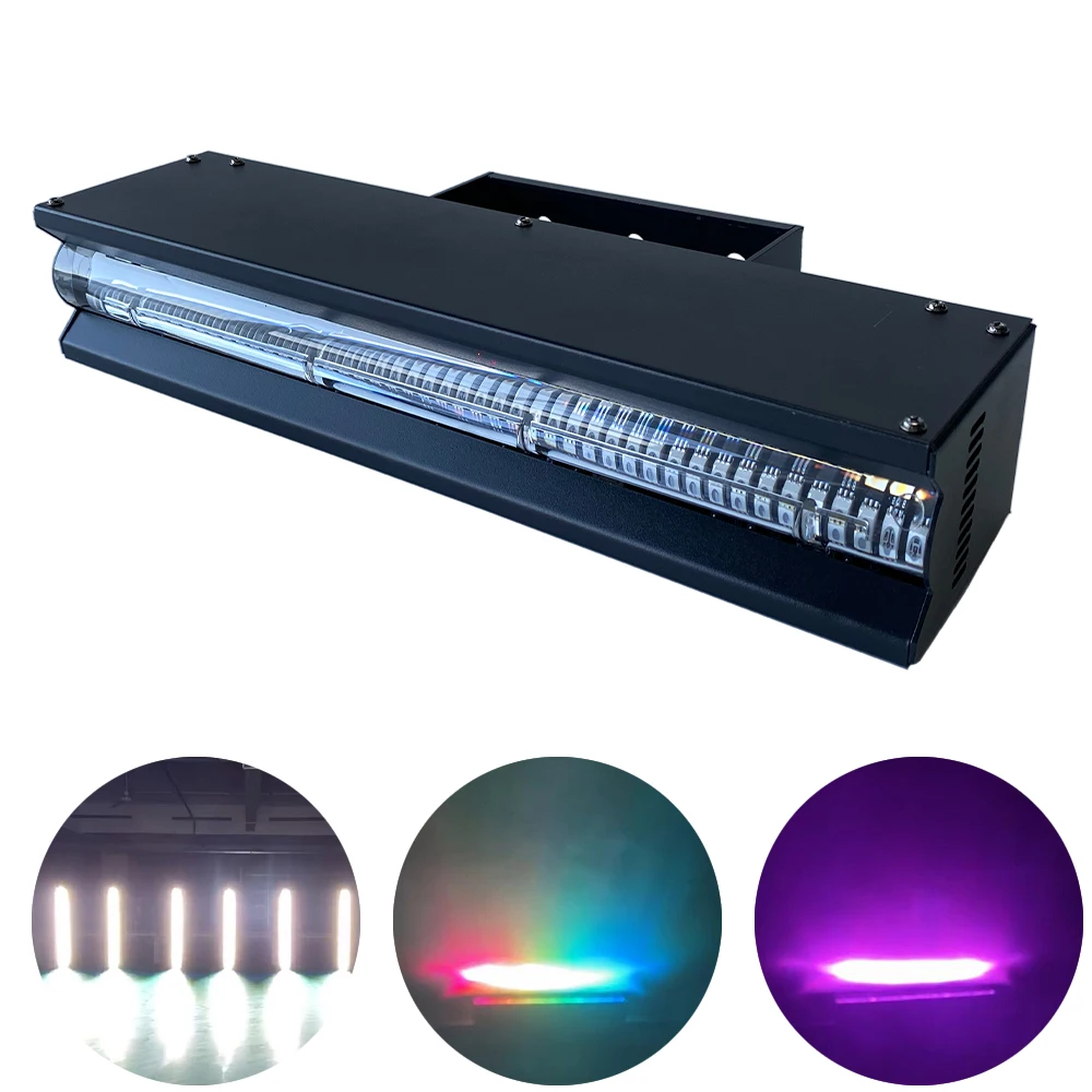 

RGB White 24+12 Segment Strobe Light Horse Racing Remote Control Sound Flash Party Wedding Holiday Stage Lighting Effect