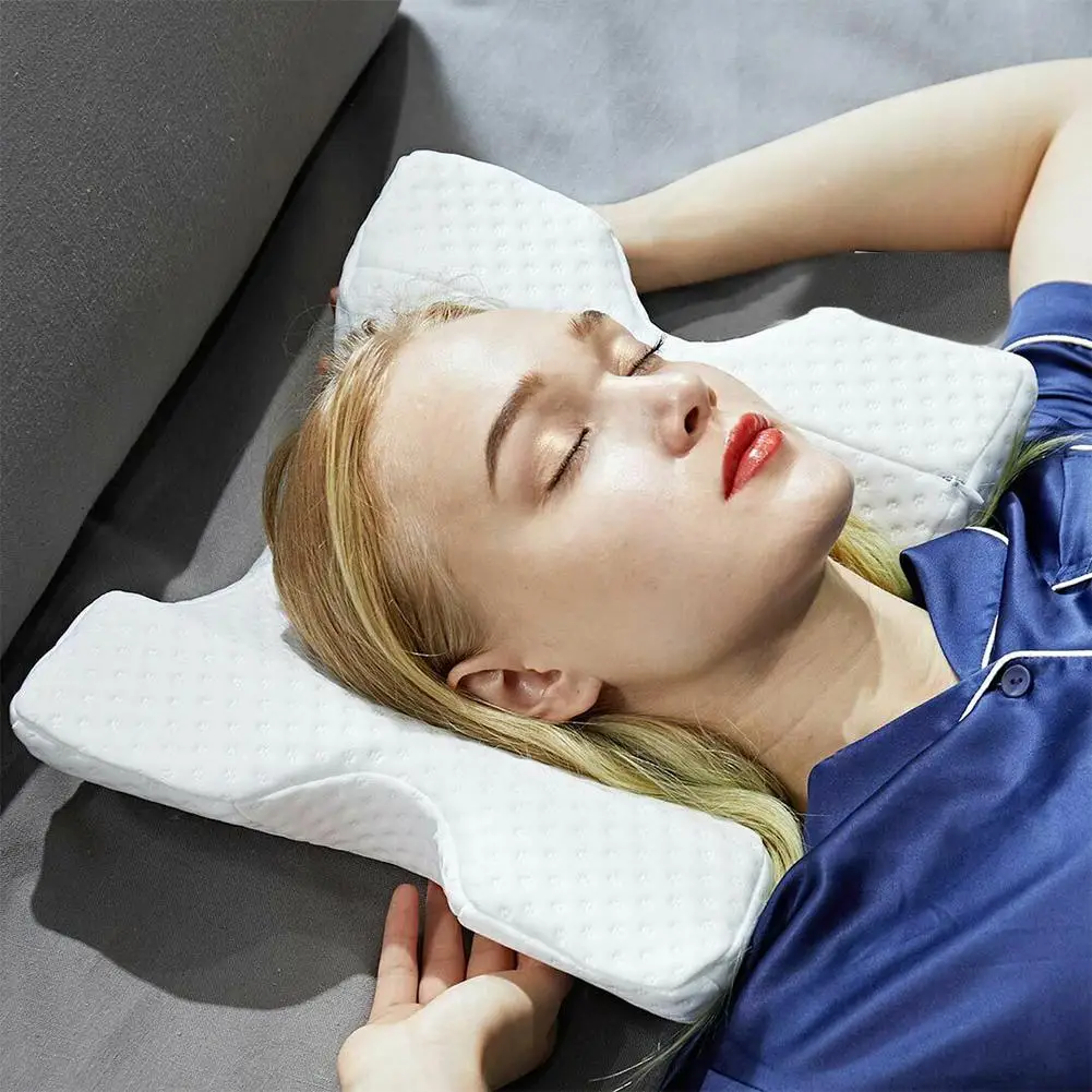 В форме арки Memory Foam постельное белье медленно поднимающаяся подушка для