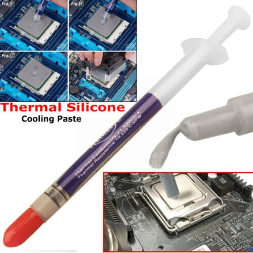 

1 Pcs GPU Cooling Silicone Grease Fan Thermal Paste Compound Grease Paste CPU Heatsink Thermal Processor Silicon Scraper Th A7N1