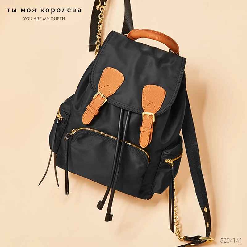 Женщины Рюкзак Нейлон Ноутбук Vintage Light Роскошный Дизайн Известные Рюкзаки