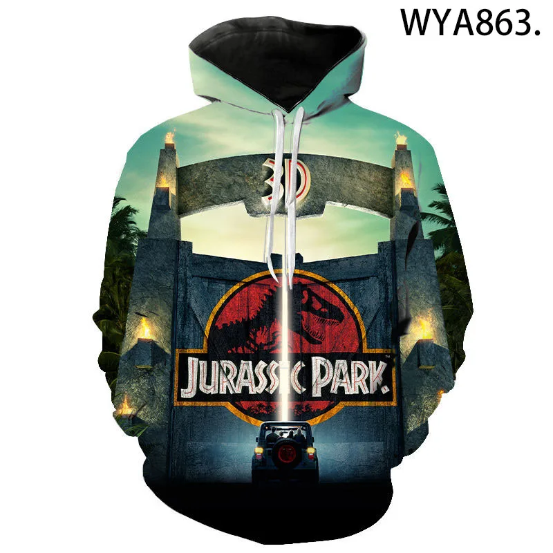 

Spring Autumn Hoodies Jurassic Park Sweatshirts 3D Printed Men Women Children Fashion Boy Girl Kids Pullover Jacket Casual Tops