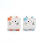 Керамический цветочный горшок для дома и сада, простой креативный Настольный цветочный горшок с мультяшными животными, суккулентами, зелеными растениями для выращивания на балконе