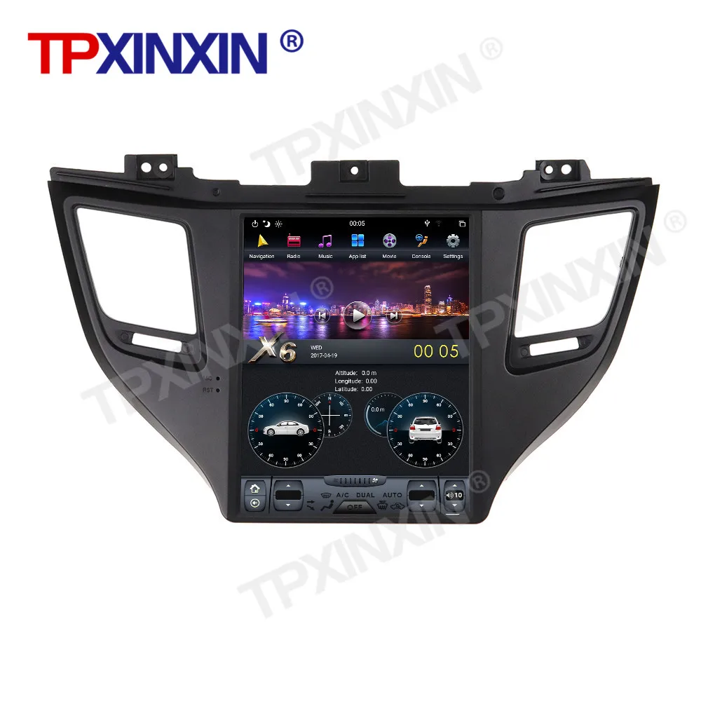 Автомагнитола на Android для Hyundai Tuscon мультимедийный проигрыватель с сенсорным