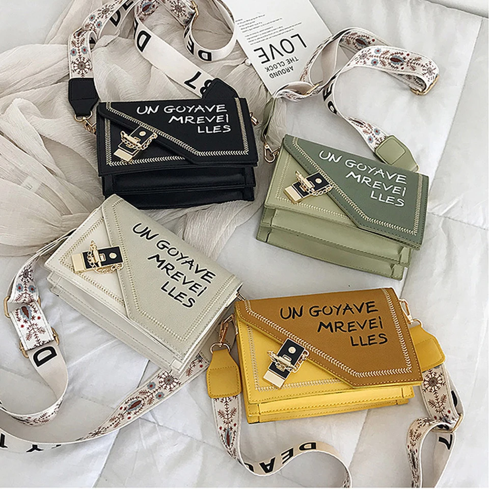 

Fashion PU Leather Handbags Crossbody Bags for Women 2021 Ladies Shoulder Bag Designer Letter Small Bags Female Hand Bag Purses
