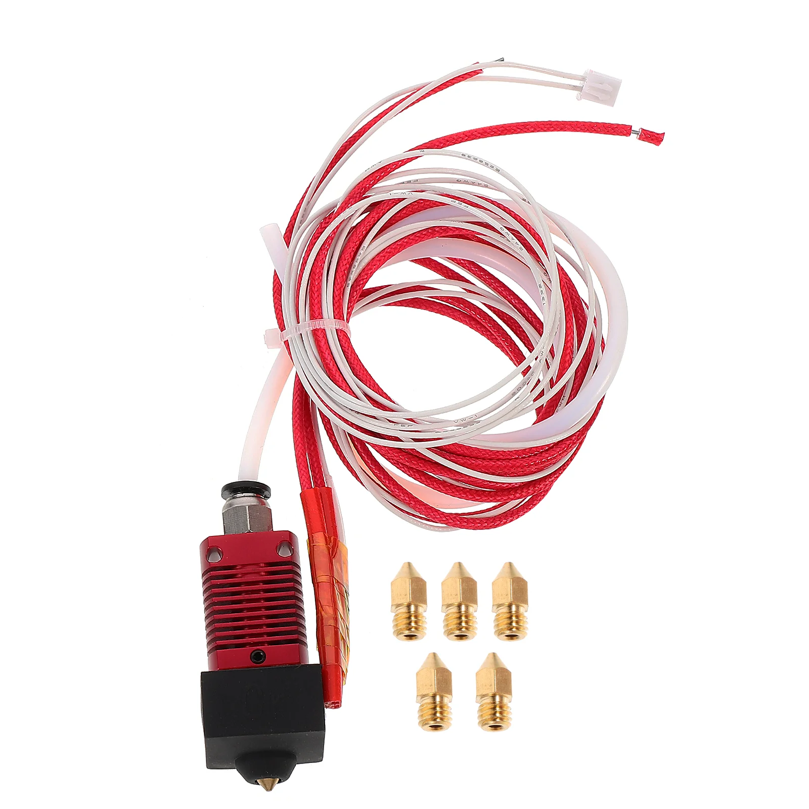 

1 Set Printer Parts Excellent Hot End Extruder Kit Brass Nozzle for Printing