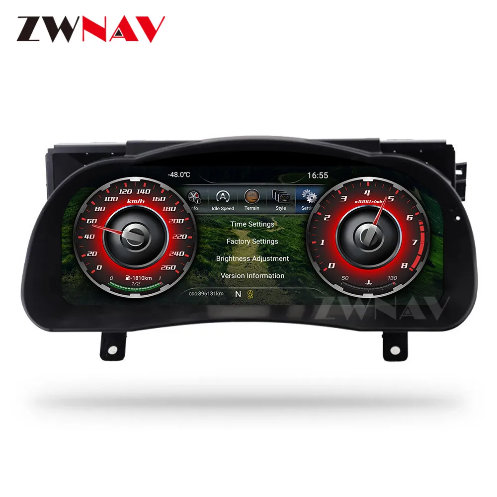 Android автомобильный цифровой кластер Виртуальная кабина для Toyota Highlander 2015-2019