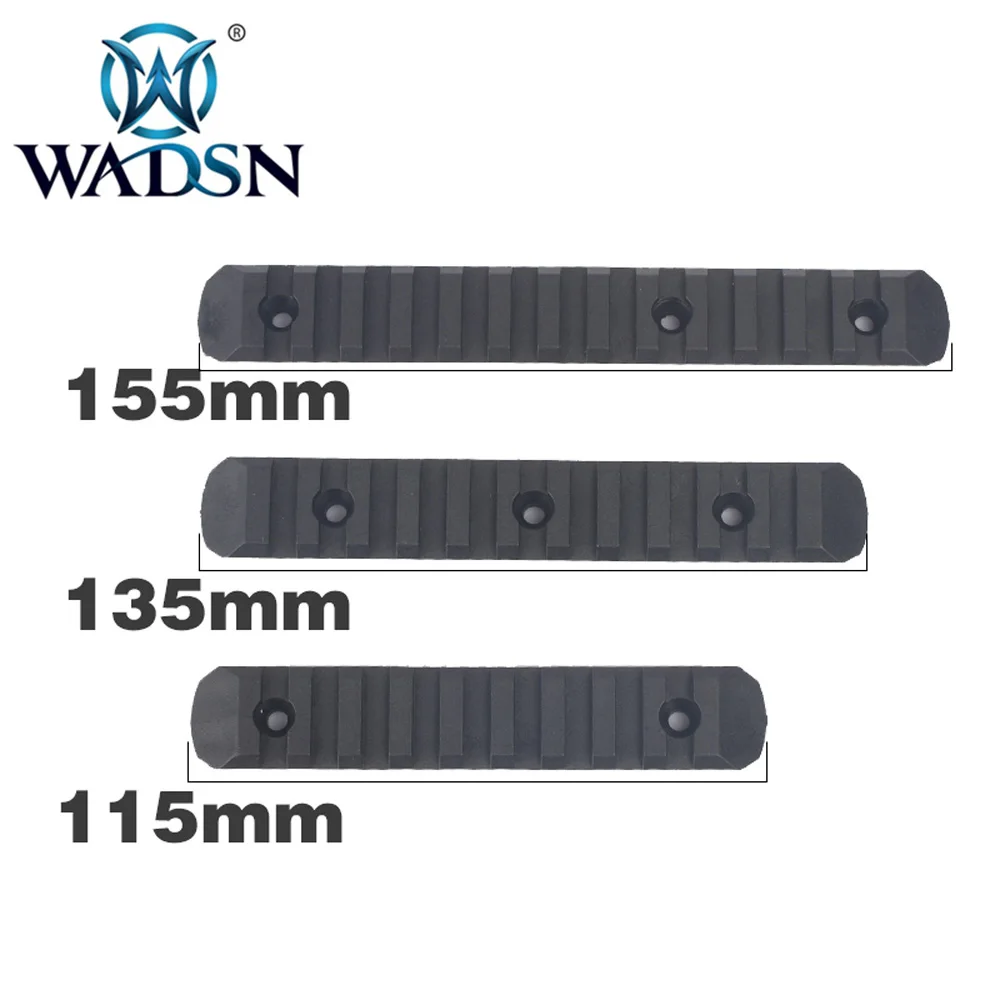 WADSN страйкбол KeyMod M-LOK полимерная направляющая набор (6 шт.) MLOK Softair Handguard Tactical Rails Cover