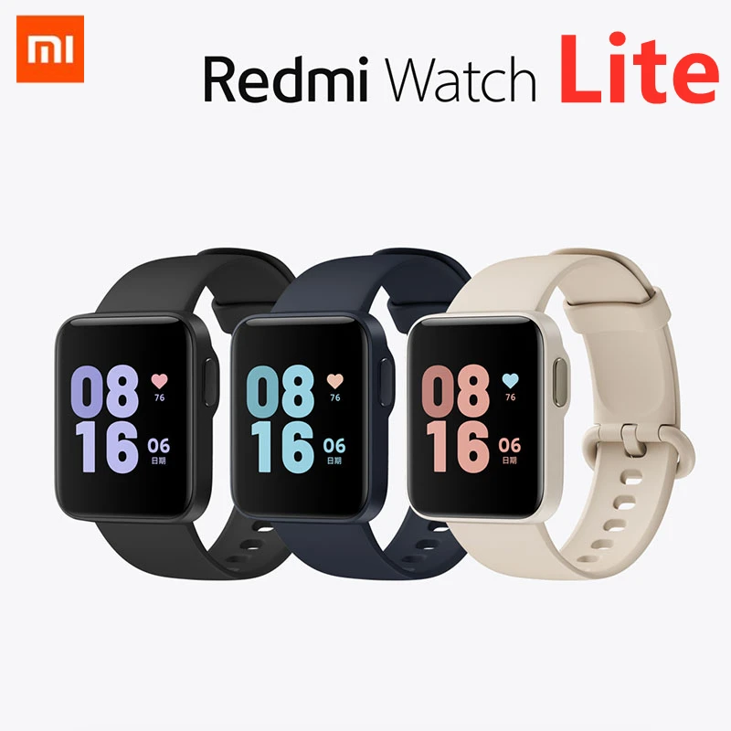 Смарт-часы Xiaomi Mi Watch Lite, Bluetooth, GPS, 5 атм | Электроника |  АлиЭкспресс