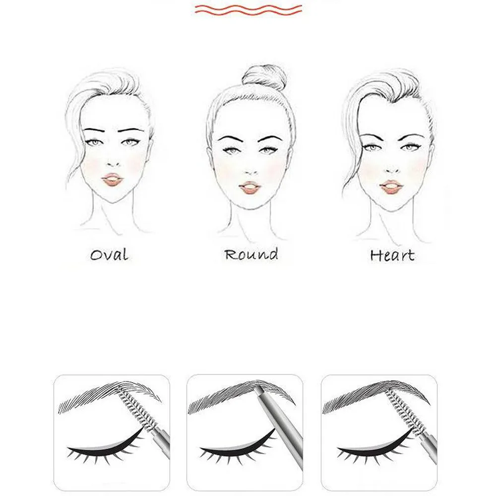 5 видов цветов двухголовый поворотный тормоз Черный Коричневый Стойкий