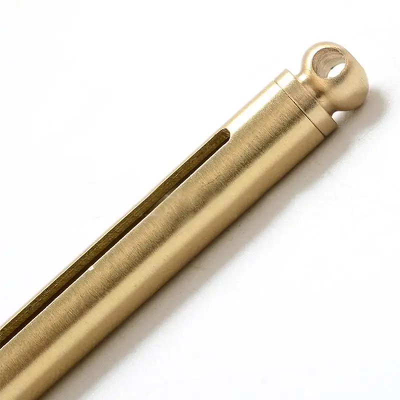 Латунный портативный водонепроницаемый склад титановая зубочистка