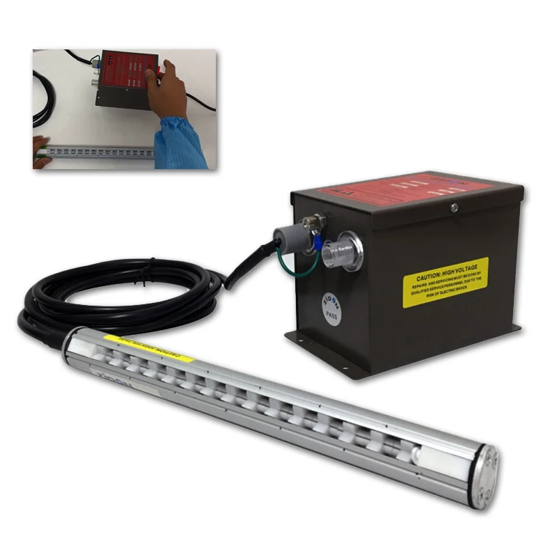 

Промышленный статический Избавитель от внешней ветровой балки, ионный стержень, быстрое электростатическое удаление пыли, выдувание пыли