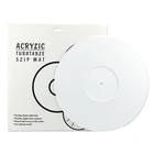 12 дюйма толщиной 3 мм, акриловые запись коврик анти-статический LP виниловый коврик слипмат для проигрывателя аксессуар Граммофон