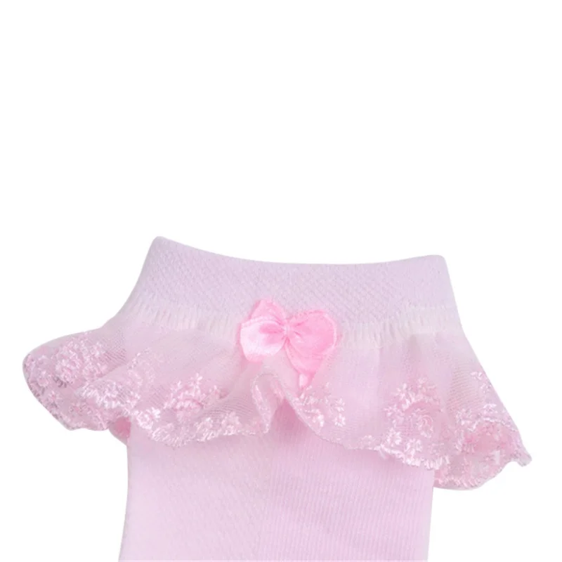 

New Fashion Bow Lace Baby Socks Newborn Cotton Baby Girls Sock Cute Toddler Socks Princess Party
