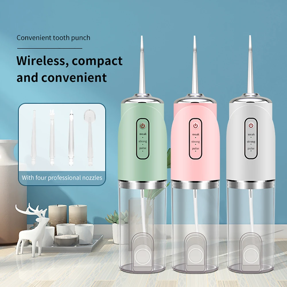 

Ирригатор полости рта saengQ Аккумуляторный с USB, 220 мл
