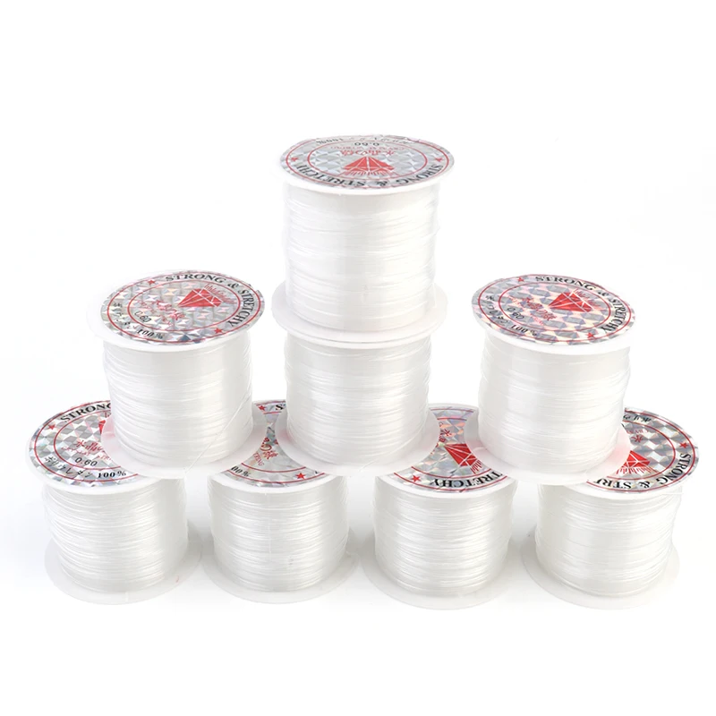 

1 Roll Fish Line Wire Clear Non-Stretch Nylon String Beading Cord Thread For Jewelry Making Supply Wire Cord For Bead Wholesale