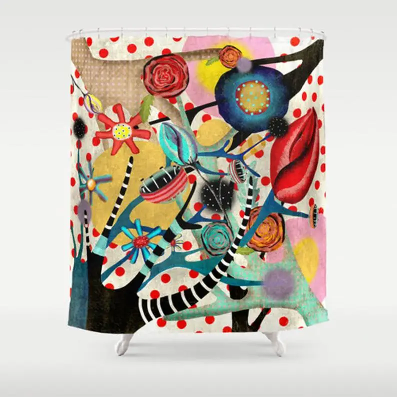 

Shower Curtain - Was never much but we made the most