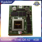 Оригинальный K5000M K5000 графическая карта 4GB видеокартой N14E-Q5-A2 для Dell Precision M6800 M6700 M6600 Быстрая доставка