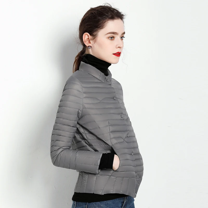 Женская зимняя короткая куртка ульсветильник Кая пуховая женское портативное