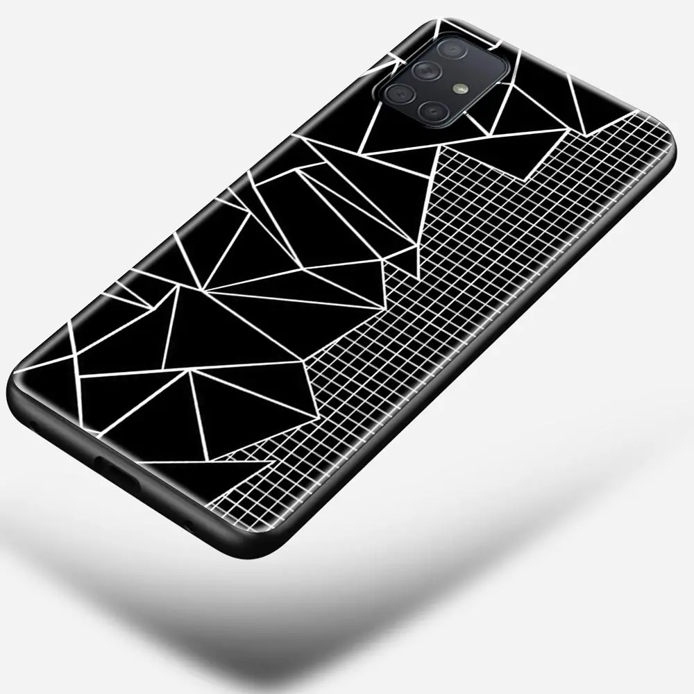 

Dark Brushed Metal Texture Silicone Case for Samsung Galaxy M21 M30S M31 M31S M51 A7 A9 2018 Phone Accessories Cover Coque Shell