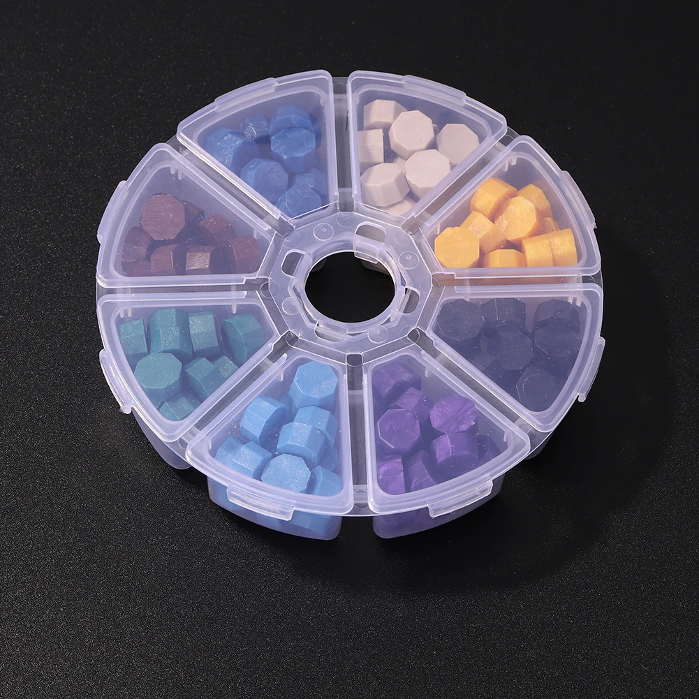 160pcs Mixed Color Sealing Wax Beads Set Stamp Tablet Pills for Envelope Wedding Invitation Waxes Craft Decoration | Дом и сад
