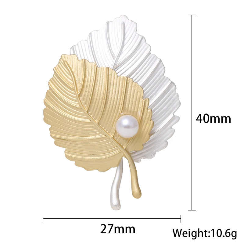 Новые модные аксессуары брошь темпераментные ювелирные изделия двойная
