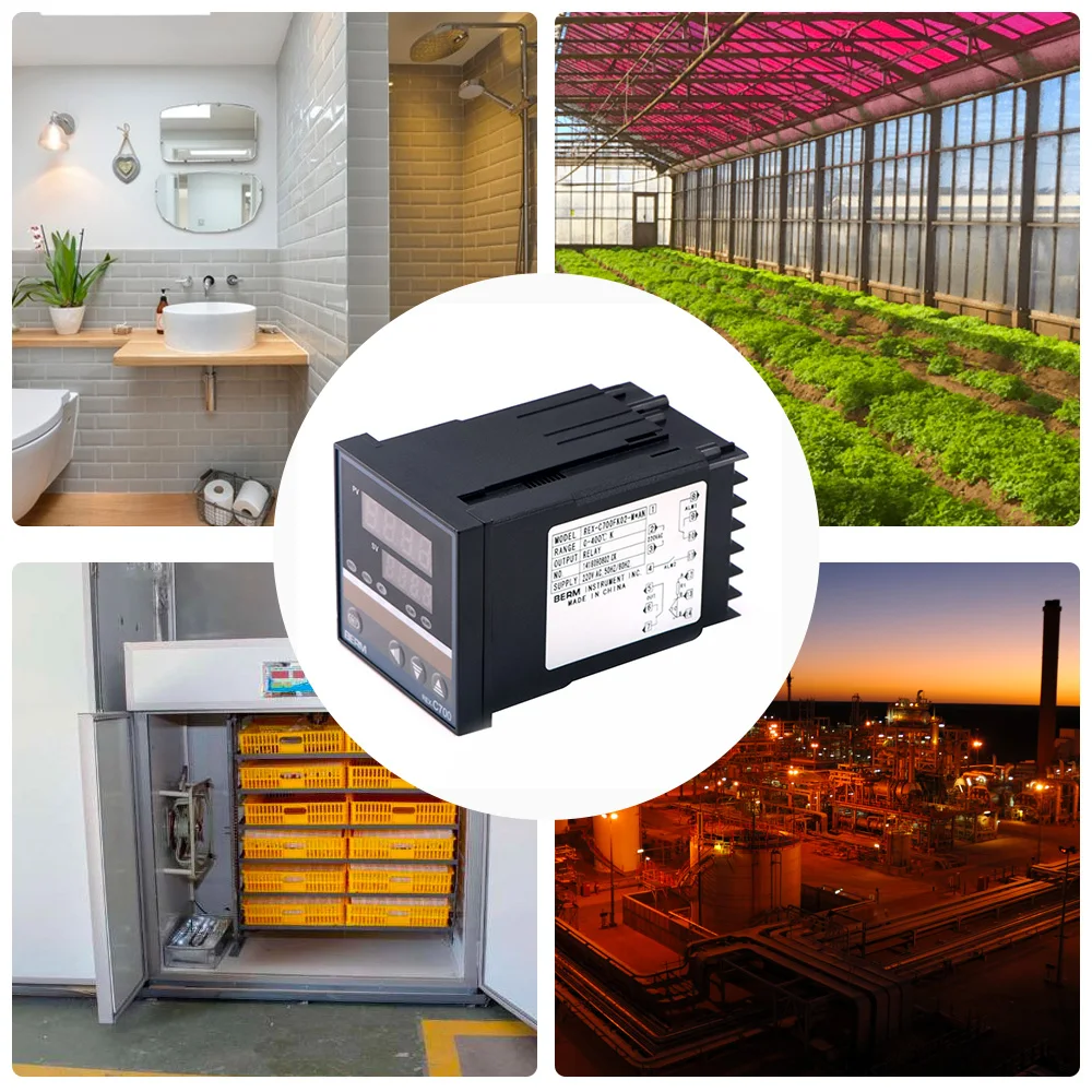 

REX-C700FK02-M*AN Intelligent Temperature Controller Digital Display 0-400 K Type Relay Output