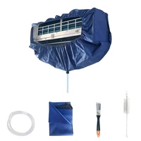 air conditioner cleaning cover with water pipe waterproof air conditioner cleaning dust protection cleaning cover bag for 1 2p
