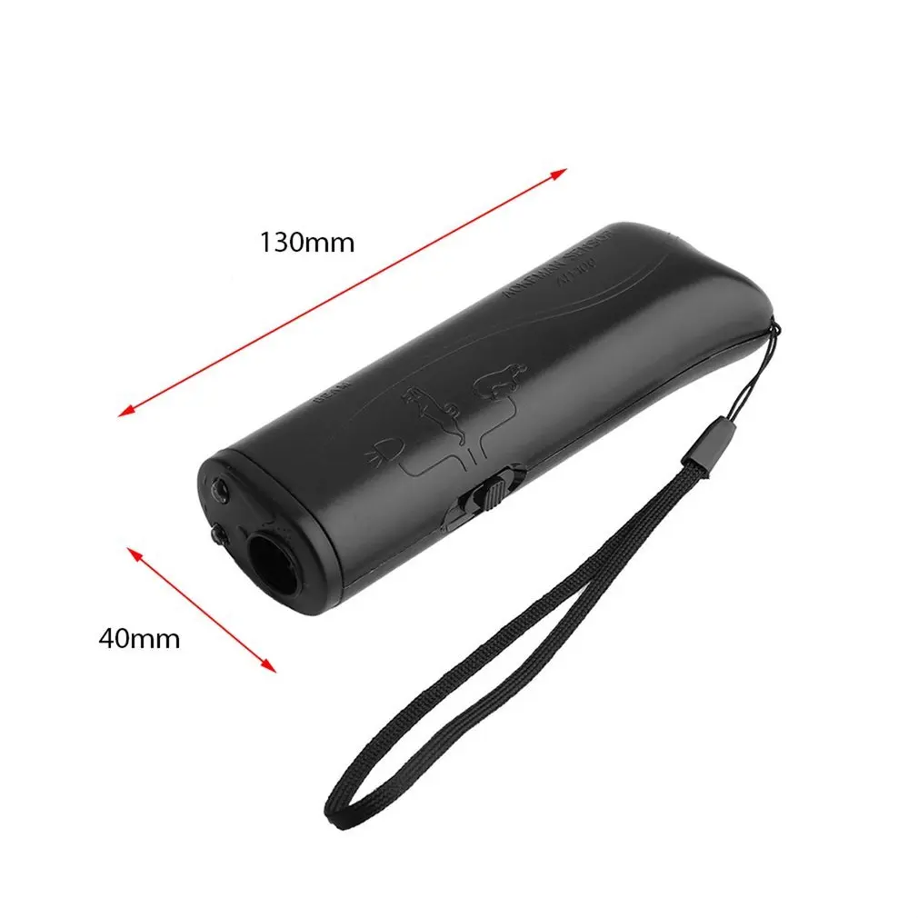 

Pet Dog Repeller Anti Barking Stop Bark Training Device Trainer 3 in 1 Anti Barking Ultrasonic Without Battery