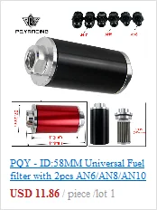 Топливный фильтр костюм Napa 4003 WIX 24003 5/"-24 турбо воздушный фильтр топливный фильтр 1/2" отверстие заготовки алюминиевый низкопрофильный 4003 24003