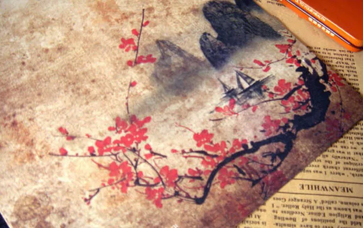 Винтажная романтическая бумага в стиле ретро 8 штук партии элегантная для письма