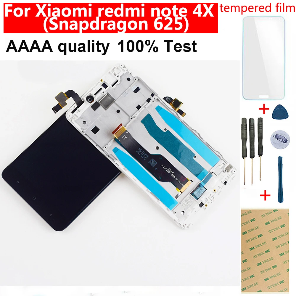 Для Xiaomi redmi note 4X ЖК дисплей сенсорный экран в сборе рамка для Note глобальная версия