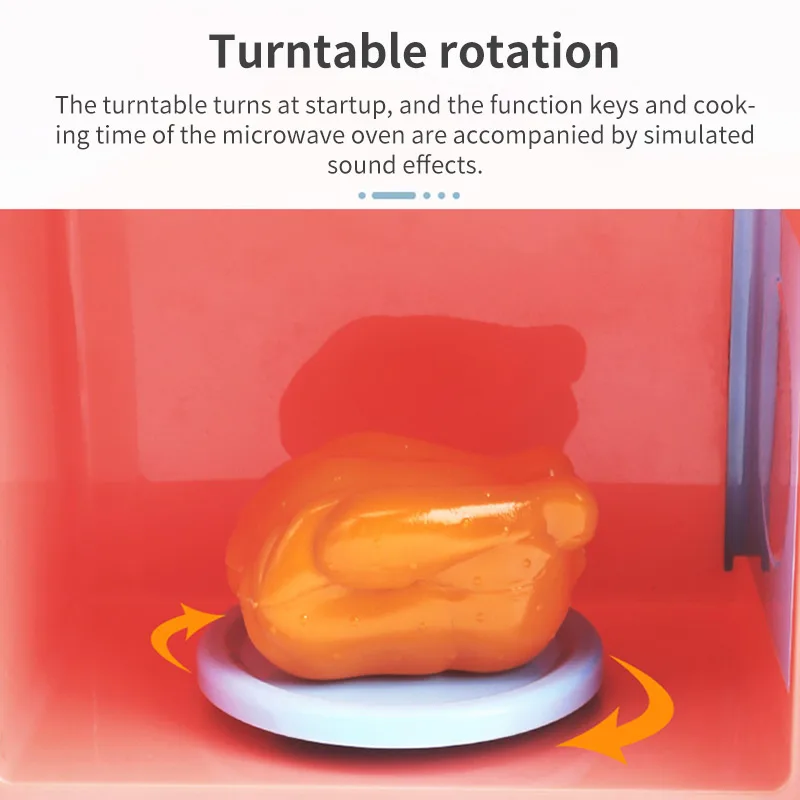 

Simulation Microwave Oven Children's Role Playing Toy Baby Electric Toy Home Appliances Toy For Kids Gifts