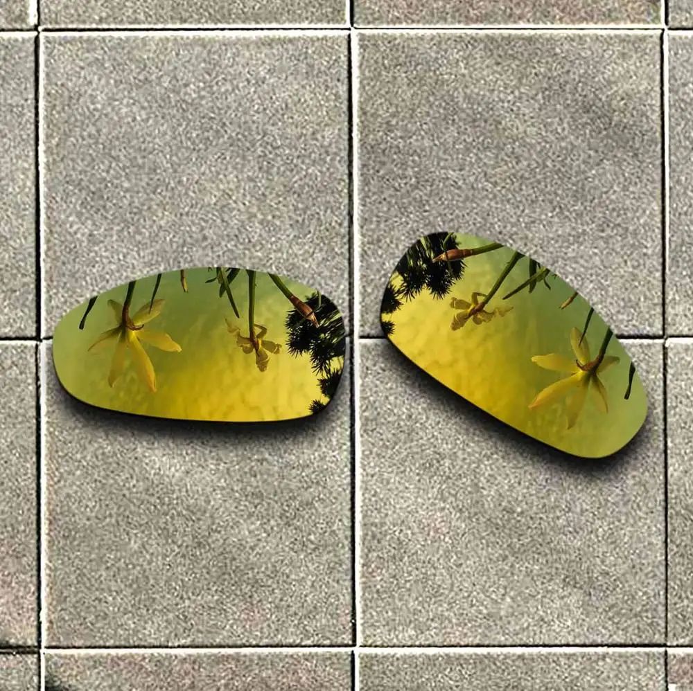 

24K золотые поляризованные солнцезащитные очки Сменные линзы для оправы Oakley Juliet 100% УФ-защита хороший фитнес