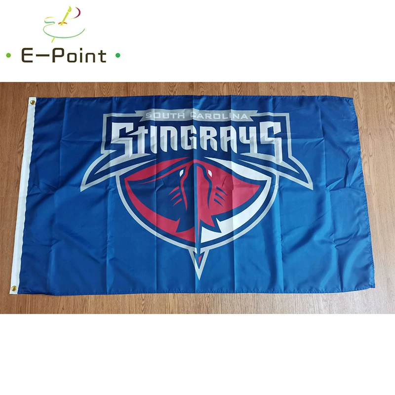 

ECHL Южная Каролина, морской флаг 3x5 футов (90x150 см), большой размер, полноразмерные рождественские украшения для дома, флаг, баннер, подарки