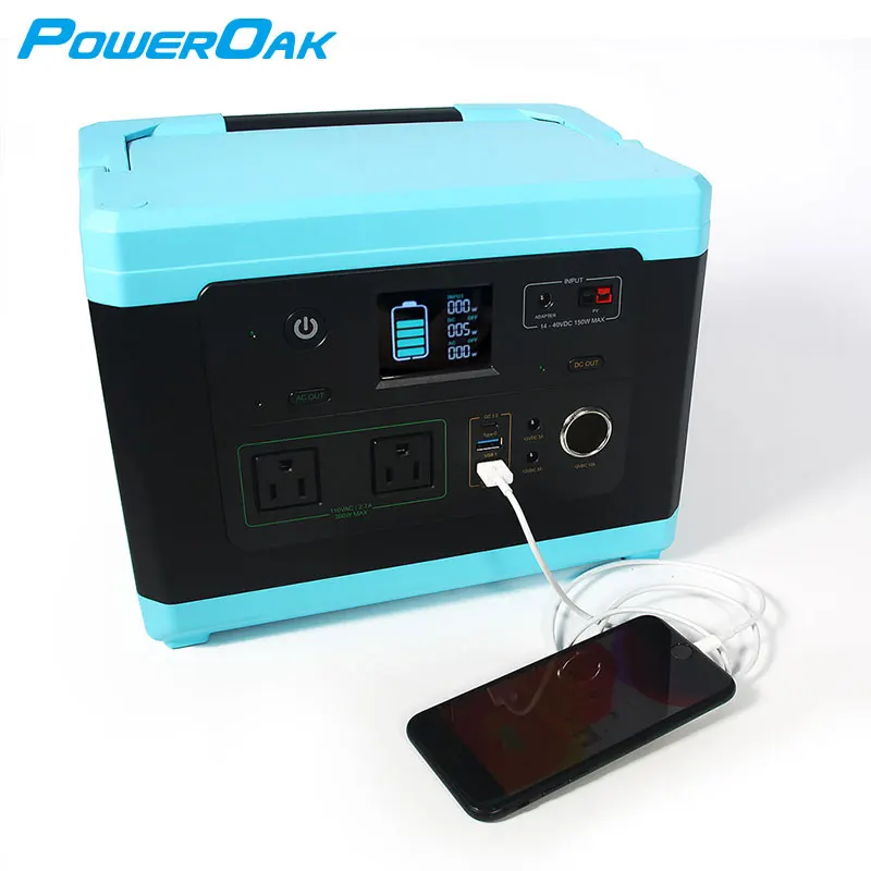 

High Quality Wholesale Portable 500Wh Bluetti Rechargeable Lithium Ac Recharge Off-Grid portable energy storage system